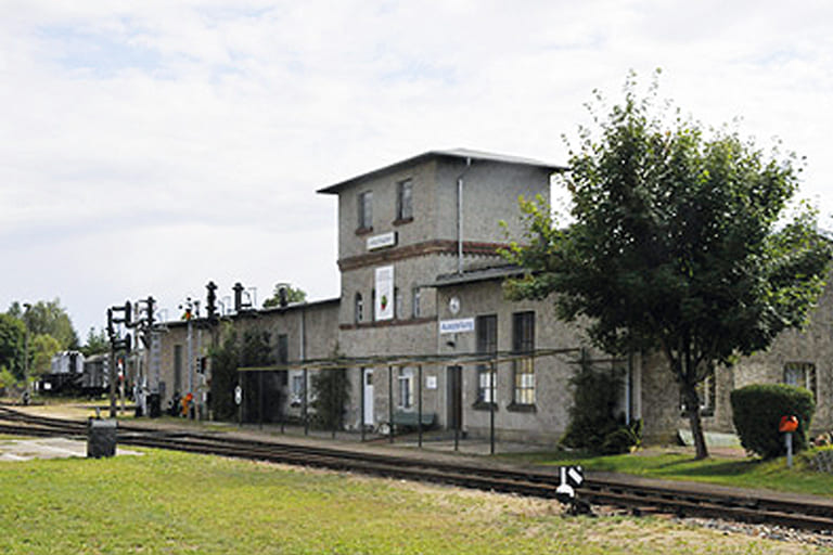 Der Lockschuppen des Eisenbahn Museums Gästekarte Lindow